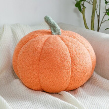 (Orange, 35 cm) Creative Pumpkin Pillow Sofa Cushion Decoration Plush Toys
