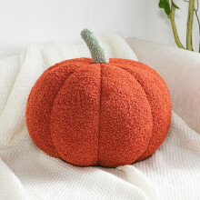 (Red, 35 cm) Creative Pumpkin Pillow Sofa Cushion Decoration Plush Toys