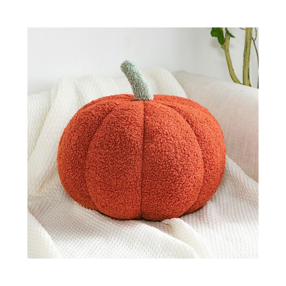 (Red, 35 cm) Creative Pumpkin Pillow Sofa Cushion Decoration Plush Toys
