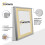 (A3 Pic (A2 Frame)) Silver Picture Frame Photo Frames With Ivory Mount Wall Art Hanging Frame Home Decor Frame 4