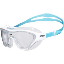 ARENA Unisex Youth The One Junior Swim Mask Fitness Swim Goggles for Boys and Girls Ages 6 to 12 Non-Mirror Lens Perfect for Summer Pool Clear/L