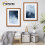 (A3 Pic (A2 Frame)) Walnut Picture Frame Photo Frames With White Mount Wall Art Hanging Frame Home Decor Frame 9