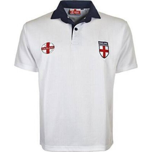 (White, 4XL) Mens England Football T-Shirt Size S to 5XL