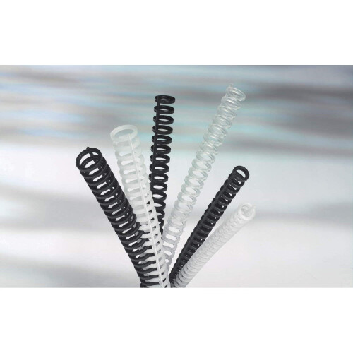 GBC ClickBind Binding Spines, 12 mm, 95 Sheet Capacity, A4, 34 Ring, White, 388057E 2