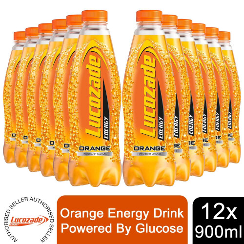 Lucozade 12x900ml Lucozade Orange Energy Drink 1