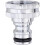 Claber Claber Metal Jet Tap, Chrome-Plated Brass 1