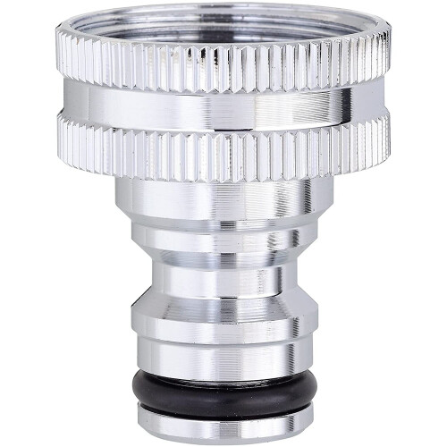 Claber Claber Metal Jet Tap, Chrome-Plated Brass
