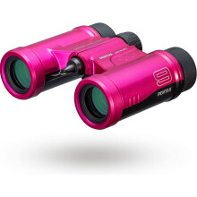 PENTAX Binoculars UD 9x21 - Grey and Orange A bright and clear field of view, lightweight body with roof prism, Fully Multi-Coated optics, 9x