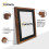 (A3 Pic (A2 Frame)) Rustic Oak Picture Frame Photo Frames With Black Mount Wall Art Hanging Frame Home Decor Frame 4