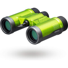 Prismáticos PENTAX 61813 UD 9x21 - Compactos y ligeros - Lentes multicapa - Verde
