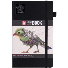 Cuaderno - Bocetos - Dibujo - 13x21cm - 80 páginas - 140g - Papel marfil - Sakura