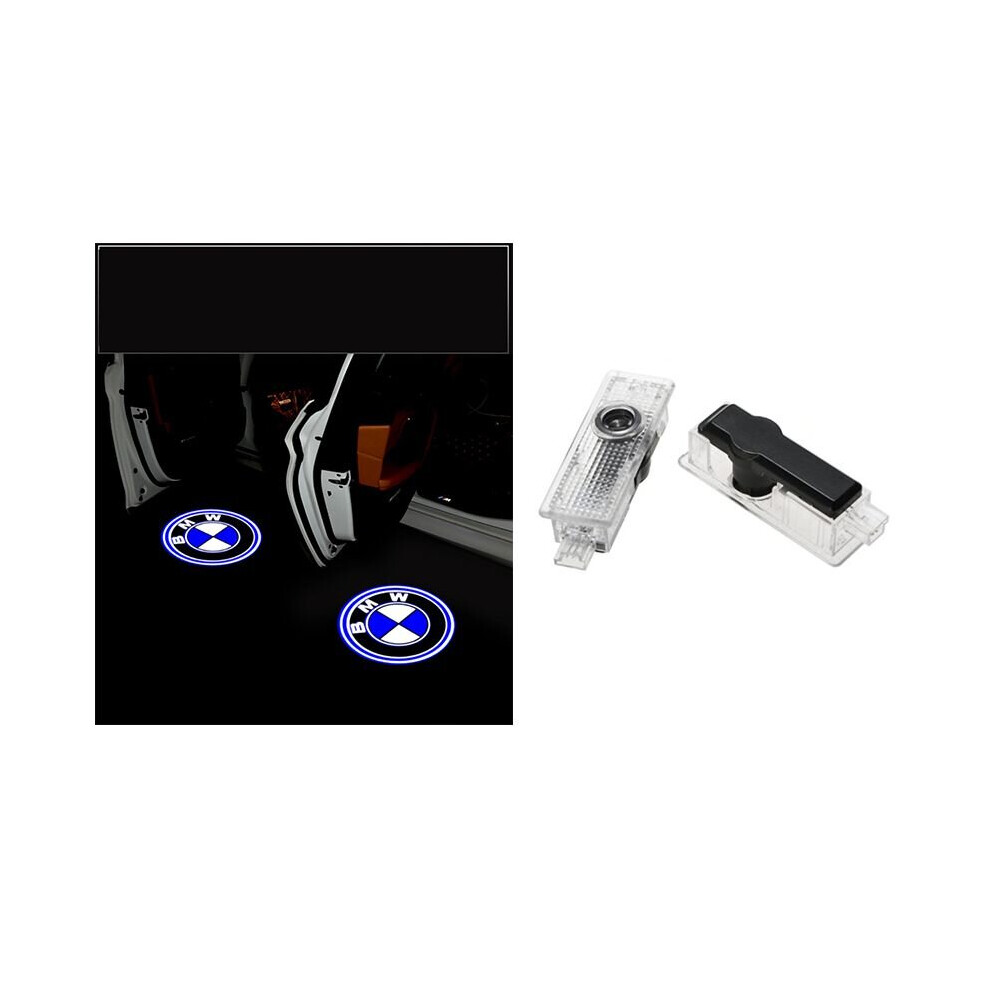 2X Led Car Door Logo Courtesy Laser Projector Puddle Emblem Lamp For Bmw Light