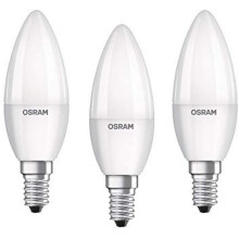 OSRAM LED Base Classic B / LED-lamp in candle shape with E14-base / not dimmable / replacement for 40 Watt / Matt / warm white - 2700 Kelvin /