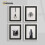 (A2 Pic (A1 Frame)) White Picture Frame Photo Frames With Black Mount Wall Art Hanging Frame Home Decor Frame 5