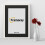 (A4 Pic (A3 Frame)) White Picture Frame Photo Frames With Black Mount Wall Art Hanging Frame Home Decor Frame 6