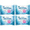(4 Pack) Natracare Safe to Flush Moist Tissues 30 Wipes 1