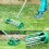 Outdoor Garden Lawn Spike Aerator Roller 6