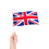 12 x GB UK Hand waving Flags 1