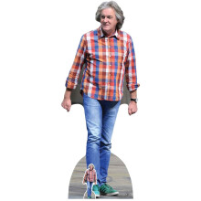 James May Lifesize Cardboardcut Out with Free Mini Cut Out of Cardboard, cardboard, Multi-Colour, 182 x 72 x 182 cm