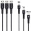 Techgear TECHGEAR 3 Pack STRONG High Durability Braided USB-C Charging & Data Sync Cables (30cm / 1m / 2m) for USB Type-C Devices Compatible with iPad Pro 11" 1