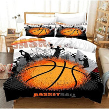 (Style 08, Single) Basketball Bedding Single Double King Duvet Cover