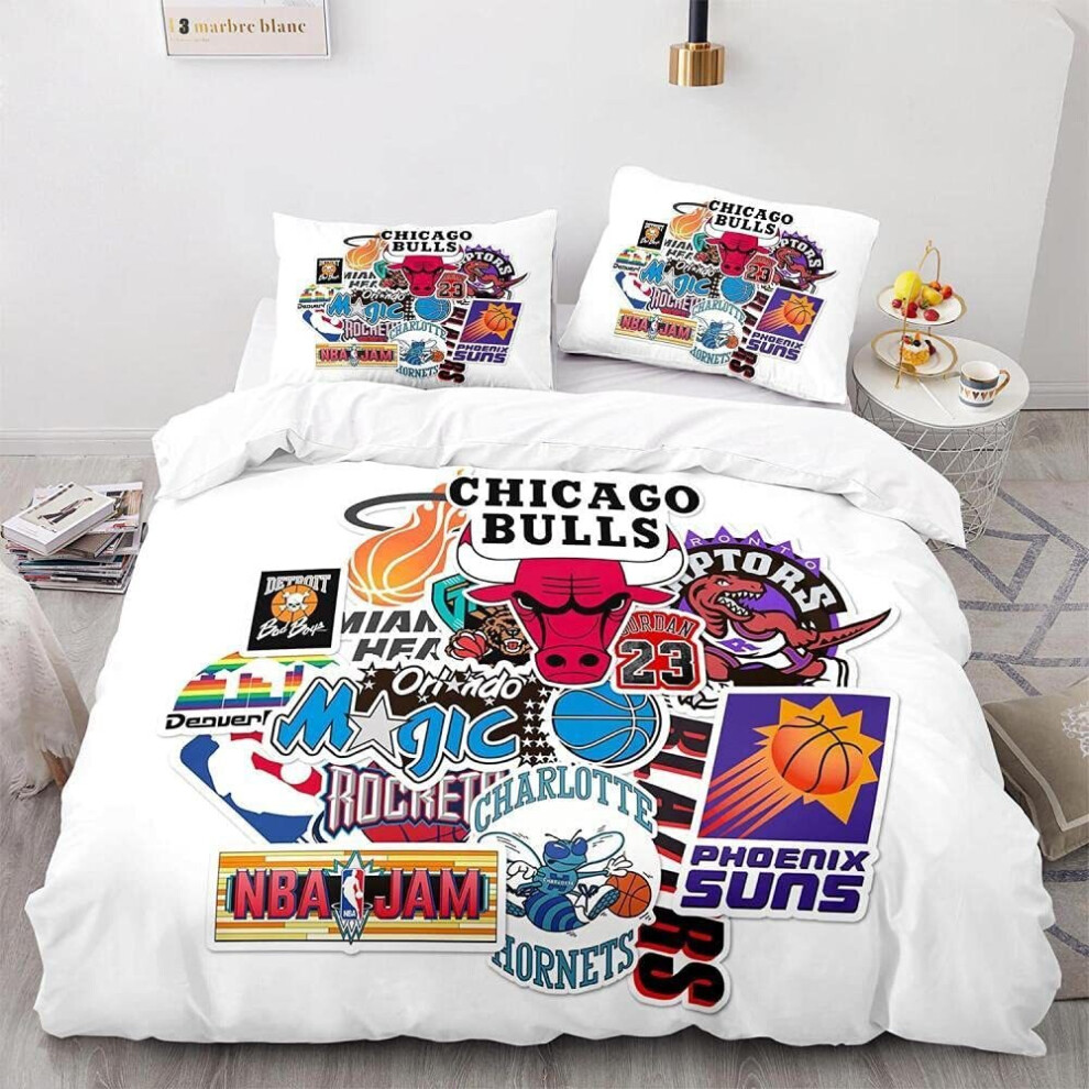 (Style 15, King) Basketball Bedding Single Double King Duvet Cover