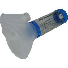 Firstaid S0898150 Aerochamber Plus Inhaler Chamber with Mask, Blue