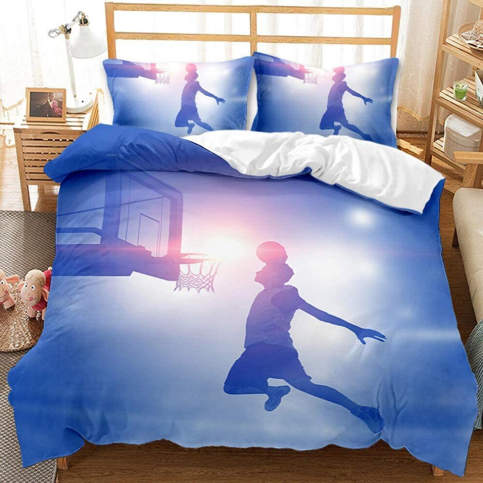 (Style 23, Double) Basketball Bedding Single Double King Duvet Cover