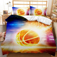 (Style 21, Single) Basketball Bedding Single Double King Duvet Cover
