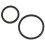CatEye Gummiholdere (O-ringe) til Cateye Rapid X2-lampen 1