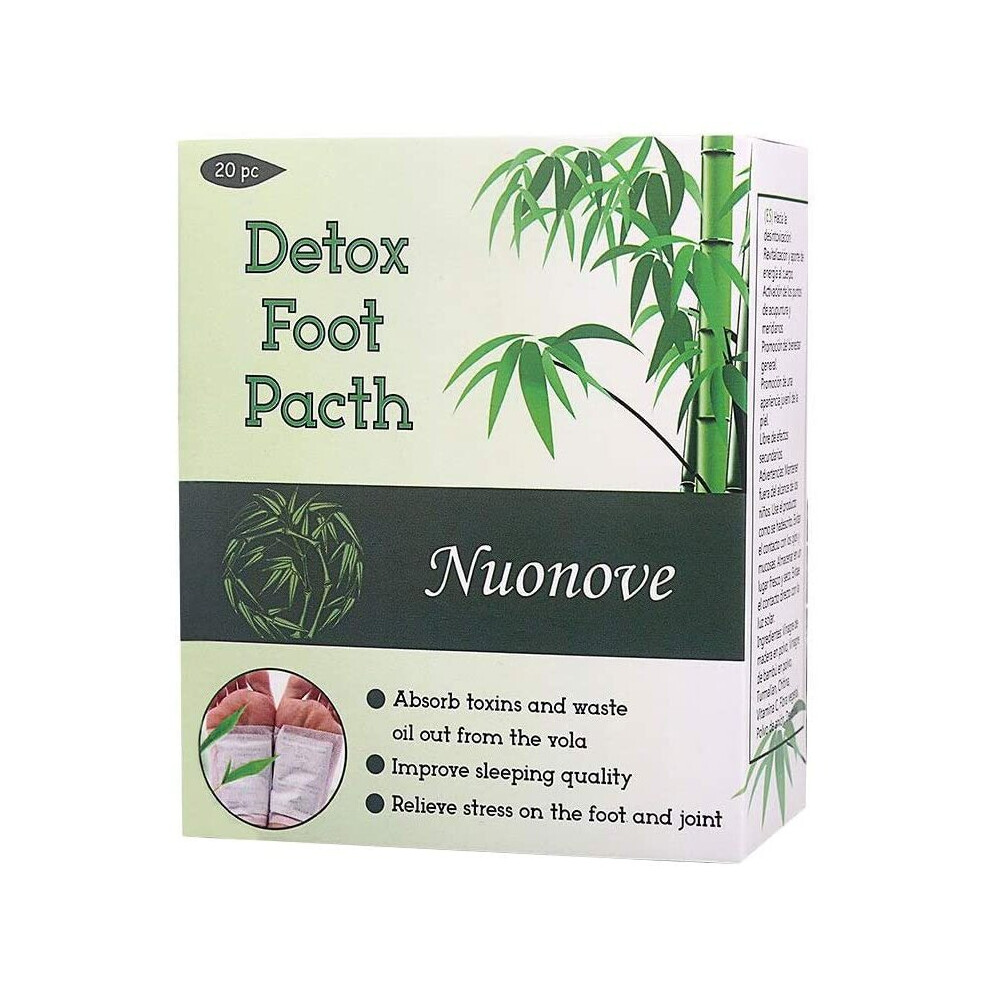 Nuonove Detox Foot Patches, Detox Foot Pads, Foot Patches, Cleaning Detox Foot Pads, Foot Care, Improve Sleep Quality Enhance Blood Circulation, Foot Pads To
