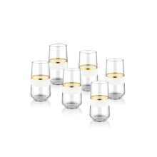 The Mia Snow Series Highball Glasses, Set of 6