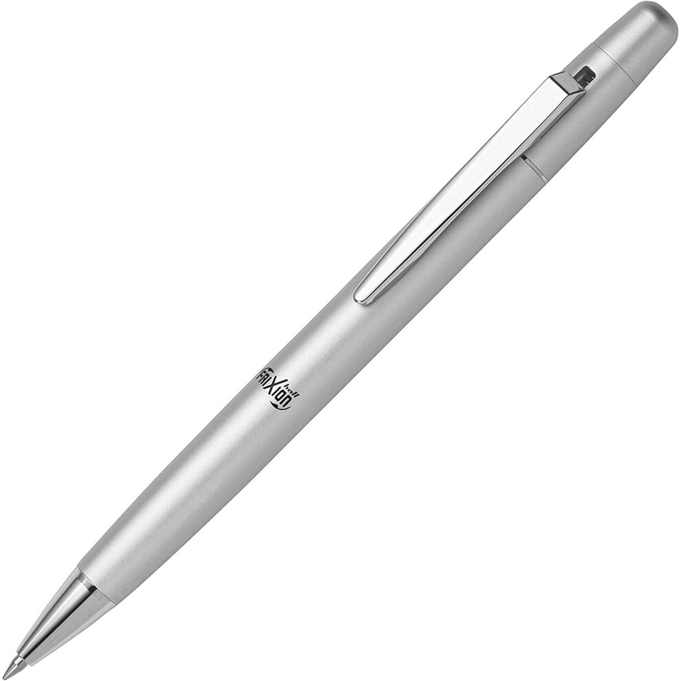 Pilot Pen Frixion Ball LX 2267054Â âÂ Rollerball Pen, Medium Line Width, Silver