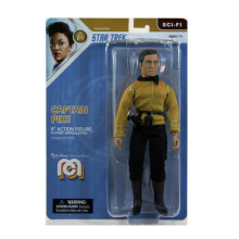 Mego Star Trek Discovery Kapten Pike 8 Tum Actionfigur
