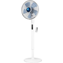 Rowenta Turbo Silence Extreme+ VU5870, 16 Inch Oscillating Stand Fan for Home and Office, Adjustable Height, 5 Speed Settings, 8 Hour Timer, 35dBA,