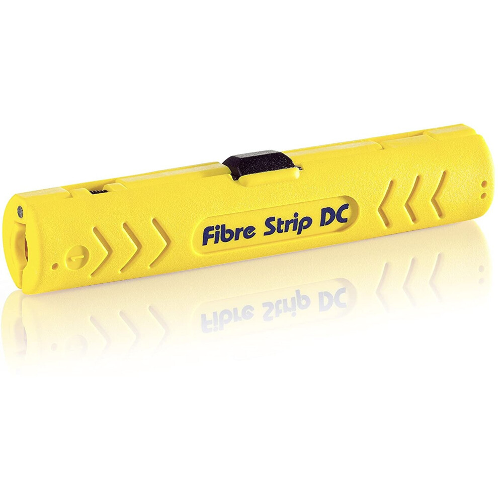 Jokari 30700 Fibre-Strip Dc Cable Stripper, Yellow
