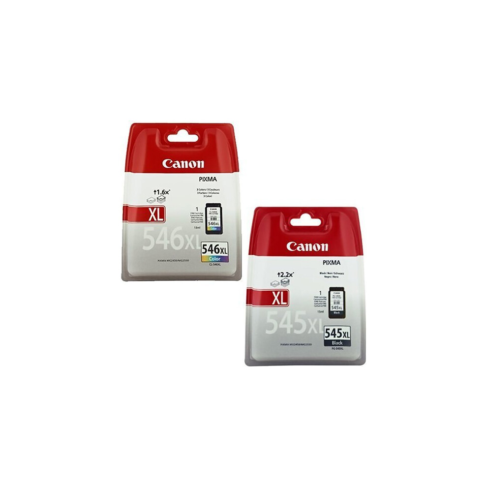 Original Canon High Capacity (XL) Black & Colour Ink Cartridges for Canon PIXMA MG2950S Printers