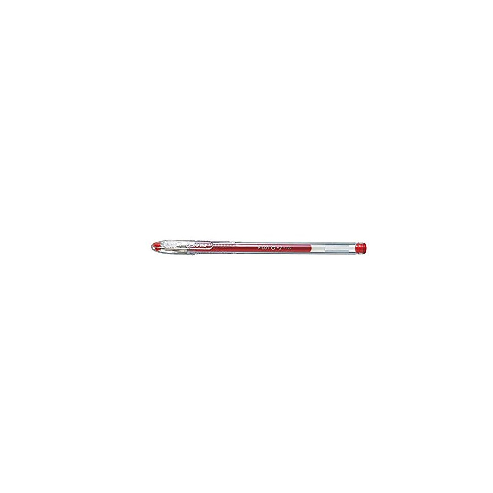 Pilot G105 Gel Ink Rollerball Pen with 0.5 mm Tip - Red (Pack of 12)