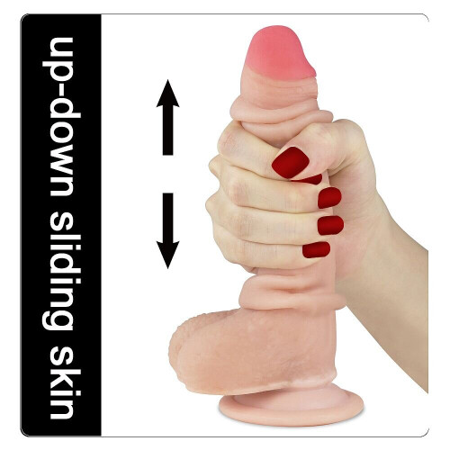Lovetoy dildo GLIDENDE HUD 7.0" 1
