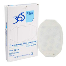 365 Transparent Film Dressing 10 x 12 cm - Pack of 50 (Ref 36590008)