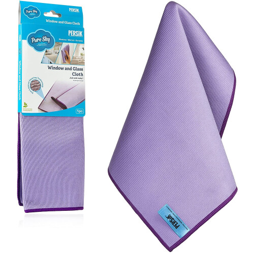 Chiffon en Microfibre Pure-Sky - Ajouter de l'Eau, Aucun Détergent Nécessaire - Essuie-Vitre Magic