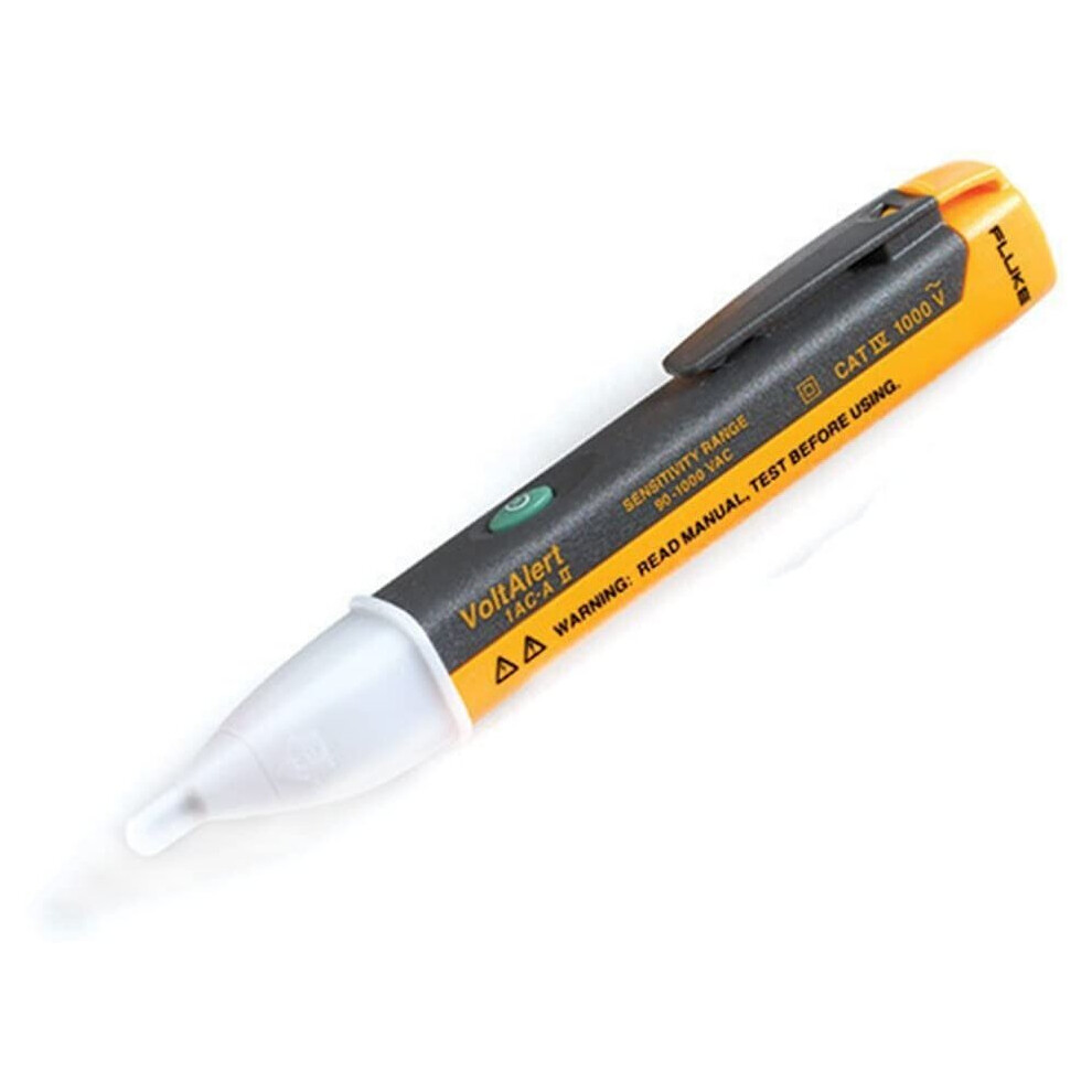 Fluke 1AC VoltAlert Non-Contact Voltage Detector 200 to 1000 Volt AC Audible Buzzer and Light Indicator