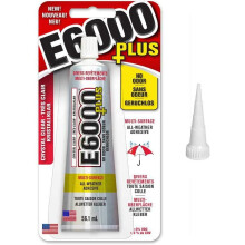 E6000 Plus Craft Glue and Original Snip Tip Nozzle Fabric,Wood, Jewellery, Glass, Gems, Beads Adhesive (56.1ml)