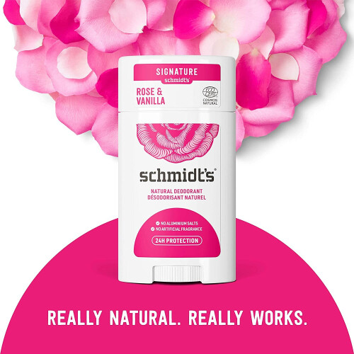 Schmidt's, Déodorant Naturel, Rose et Vanille, 2,65 oz (75 g) 2