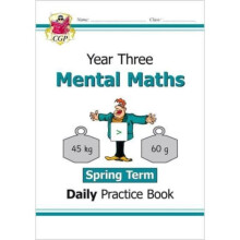 New KS2 Mental Maths Daily Practice Book: Year 3 - Spring Term - CGP Books - book