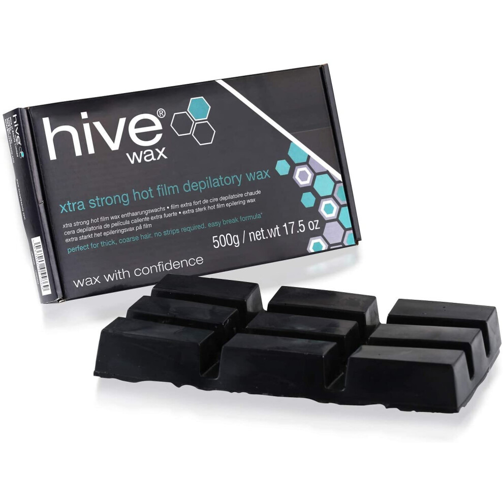 Hive Wax Xtra Strong Hot Film Depilatory Wax, 500 G