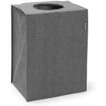 Brabantia 120381 Laundry Bag, Pepper Black, 55L