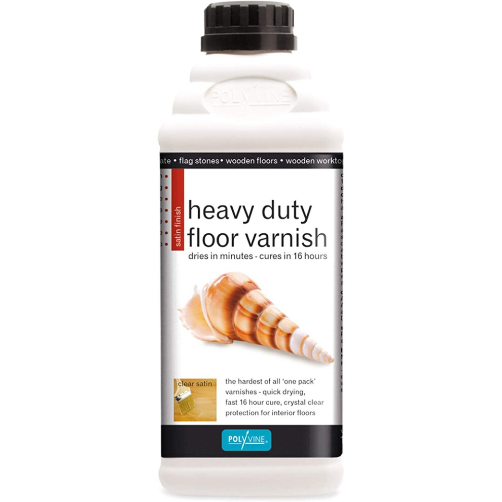 Polyvine Heavy Duty Floor Varnish 2 Litre 729870010215