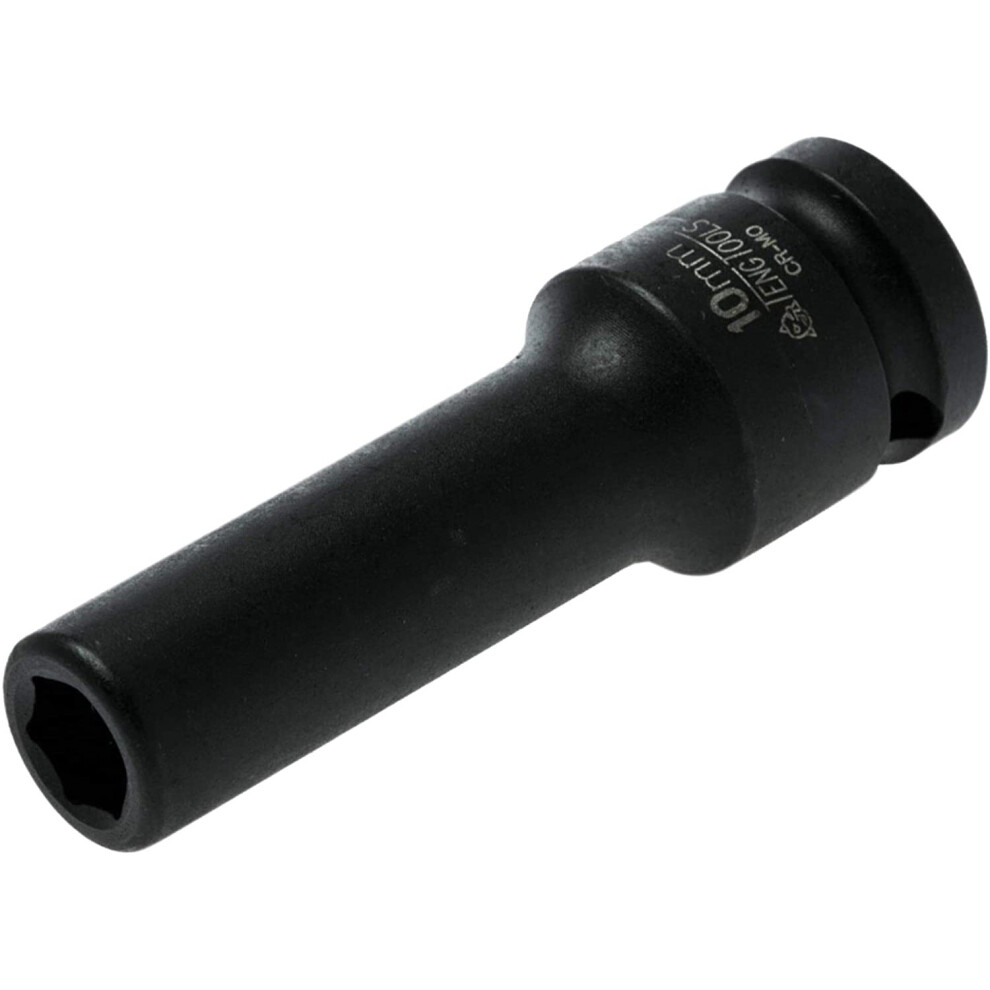 Teng Ten920610n Deep Impact Socket Hexagon 6 Point 1/2In Drive 10Mm 5020385126695