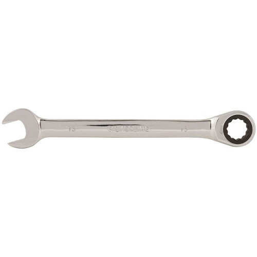 Silverline Silverline 598522 Fixed Head Ratchet Spanner - 15 mm 1